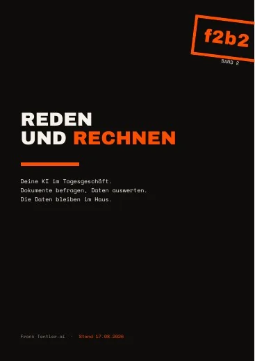 Titelseite: Reden und Rechnen